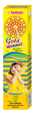 Gold Winner 10 cm Sparklers (Set of 5 Boxes)